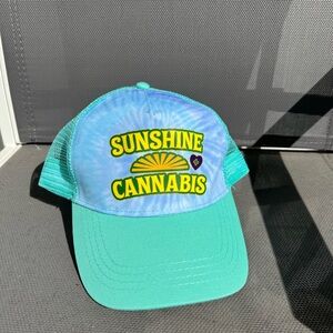 Blue and Green Trucker Hat